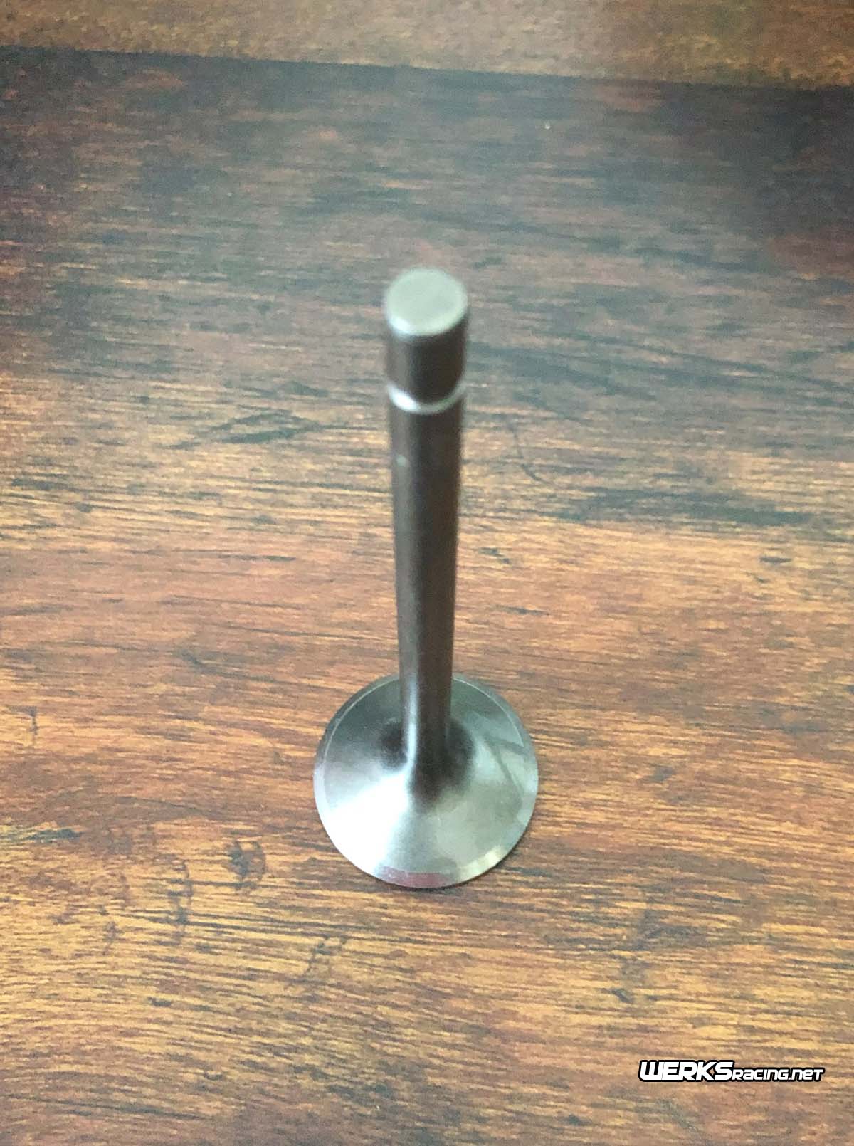 WERKSracing LTG +1mm oversized Titanium exhaust valves